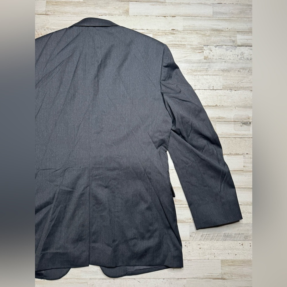 Jos. A. Bank Mens Charcoal Gray Wool Classic Fit Sport Coat Blazer Jacket 42R - Picture 7 of 11